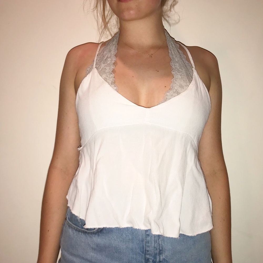 Flowy Brandy Melville white tank